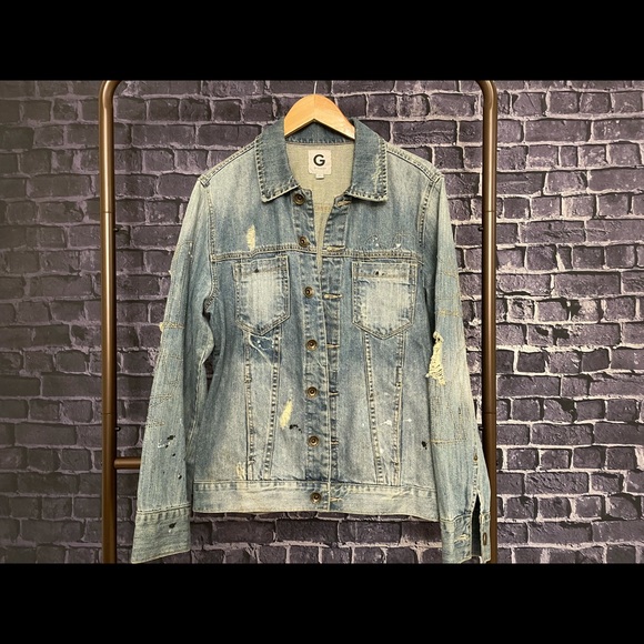 G By Guess Denim Jacket Size Medium 